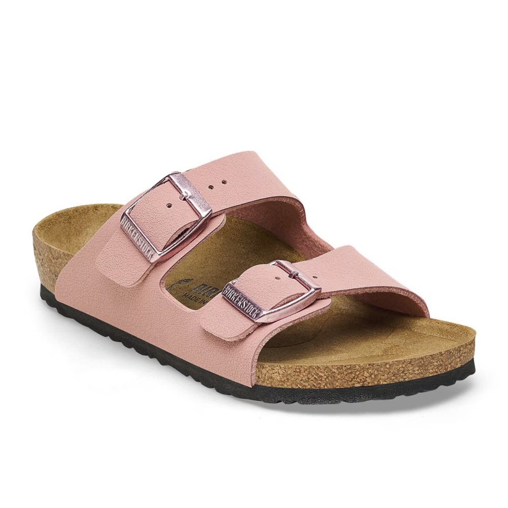 Birkenstock Arizona Birkibuc in Pink Clay, Big Kids Size 31 (13/13.5)